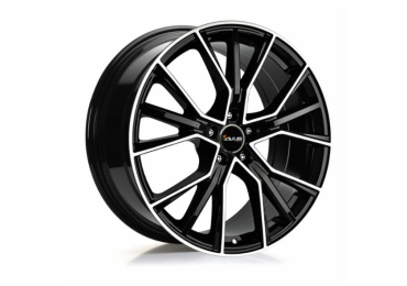 AF18 10,5x 22 +43 5x112 AVUS 66,7 BLACK POLISHED